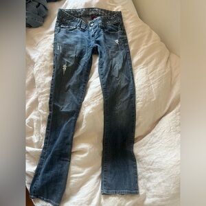 Low waisted Guess bootcut jeans